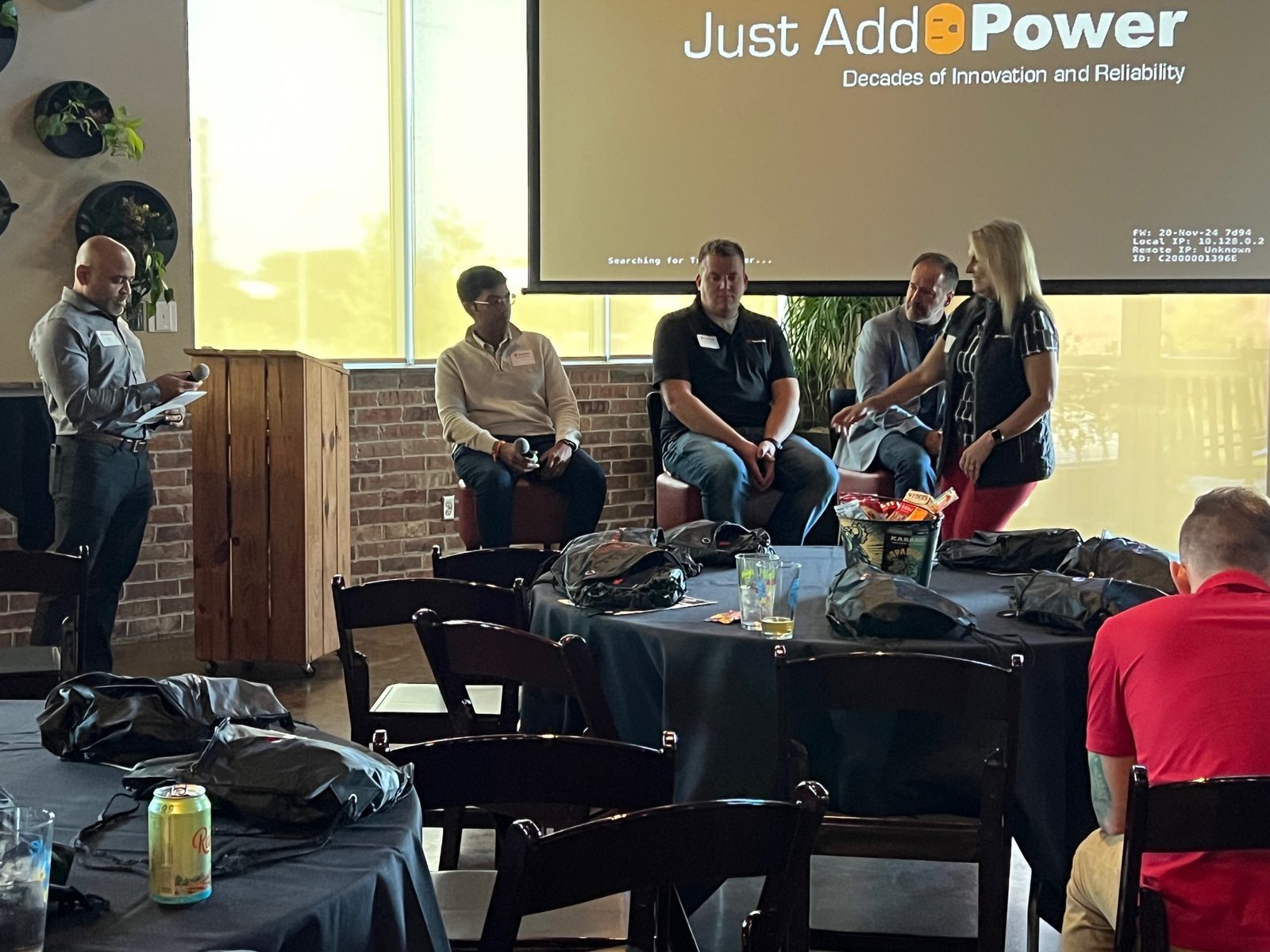 Navnith on panel at Houston Tanium User Group